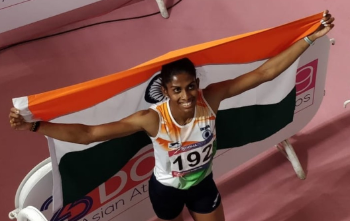 MR Poovamma at Asian Athletics Championships 2019