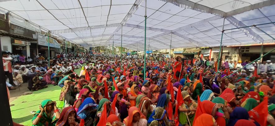 Adivasi adhikar chetavni rally