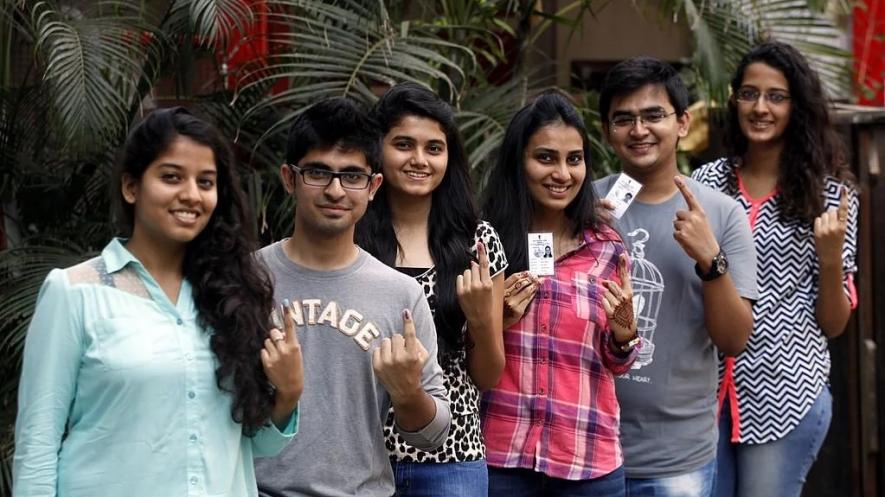 First time voters in India.