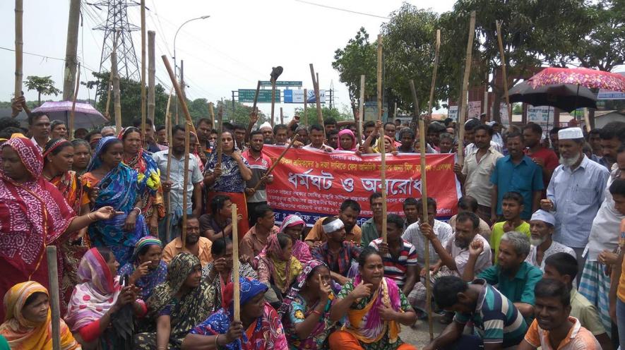 Bangladesh jute mill workers strike