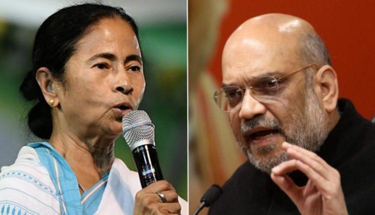 West Bengal Chief Minister Mamata Banerjee and Union Home Minister Amit Shah