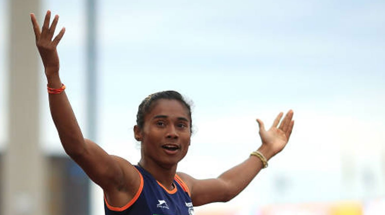 Indian athlete Hima Das