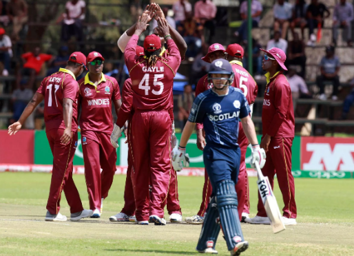 Scotland vs West India's ICC Cricket world Cup qualifier held in 2018