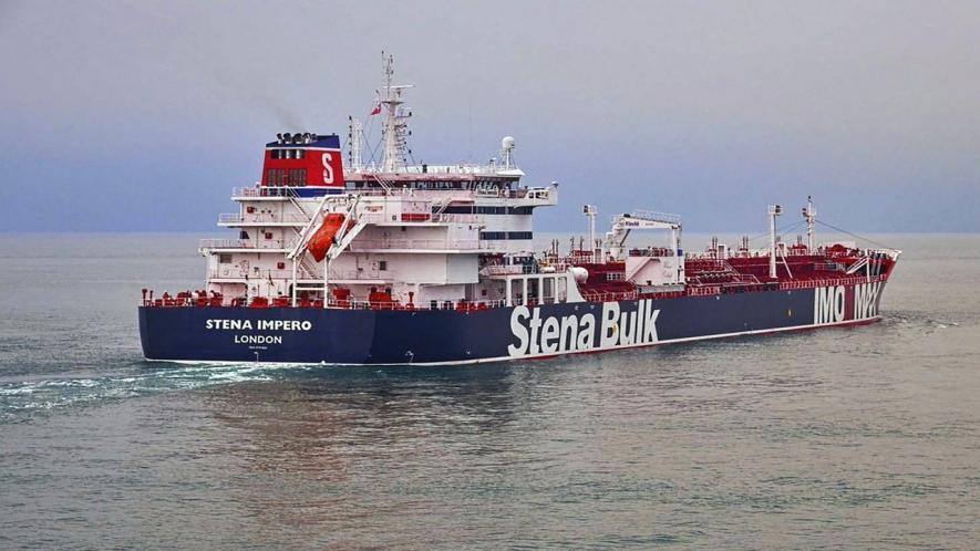 The Stena Impero is currently docked at the port of Bandar Abbas. 