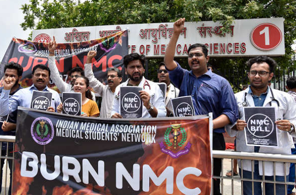 Countrywide Doctors, Students Protest Against NMC Bill