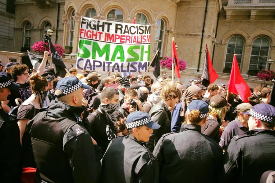 Anti-fascist rally in London
