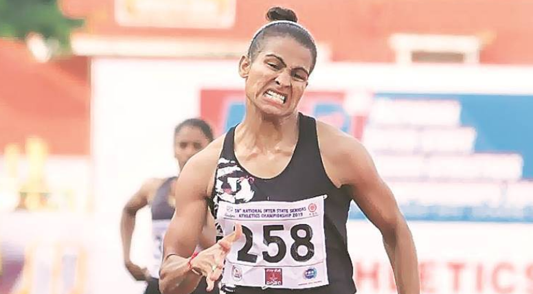 Indian 400m runner Anjali Devi