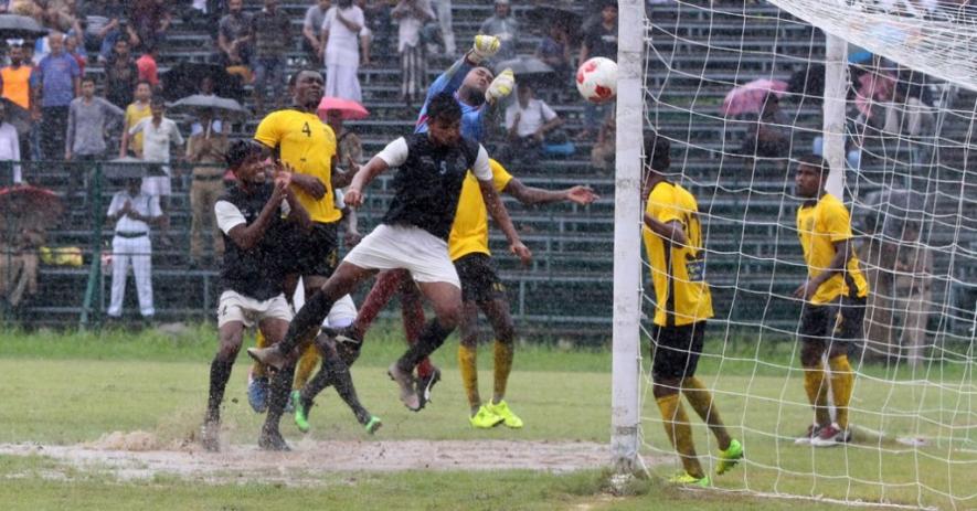 Mohammedan Sporting vs Aryan Club Calcutta Football League match