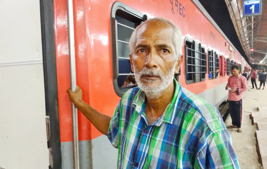 Pratap Paswan, who returned from Baramulla after staying there for 30 years.