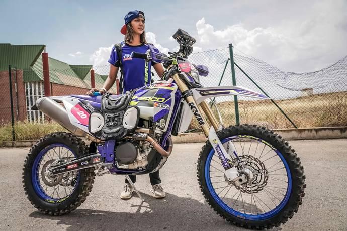 Aishwarya Pissay of TVS Racing, the 2019 FIM Bajas Women's World Cup champion