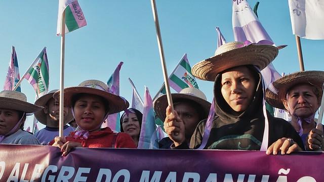 Indigenous Women’s March joined the mobilization in Brasília / Andressa Zumpano/CPT