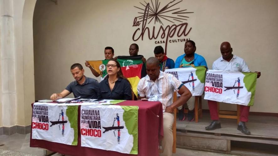 Spokespersons of the regional, national and international organizations participating in the caravan spoke in a press conference on Monday August 5.