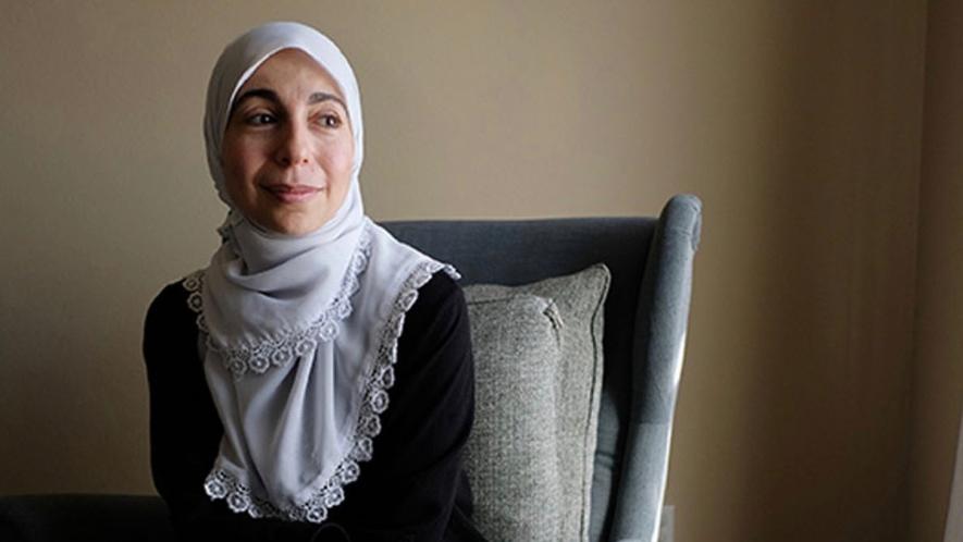 Texas speech pathologist Bahia Amawi, who lost her contract with a school district for refusing to sign a commitment to comply with the state's anti-BDS law. (Photo: The Intercept)