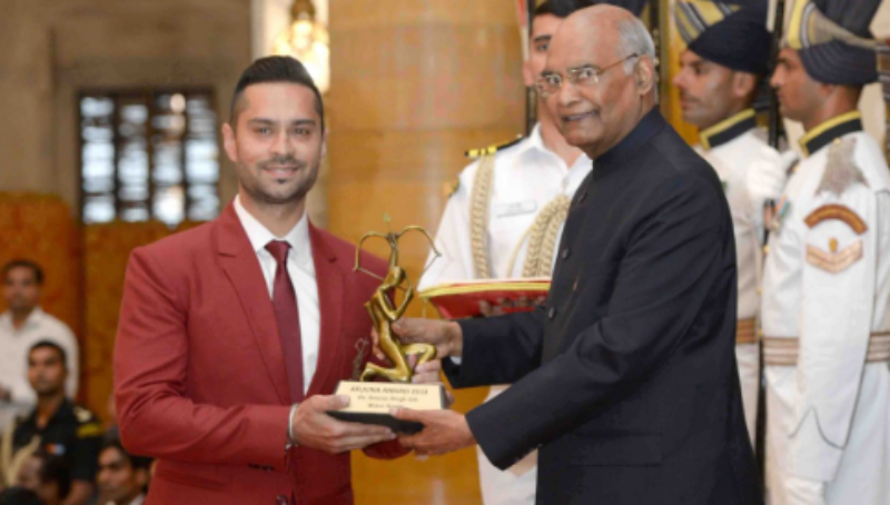 Gaurav Gill receives the Arjuna Award