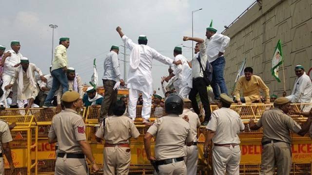 Farmers' Mahapanchayat: UP Gate Renamed to Kisan Kranti Gate