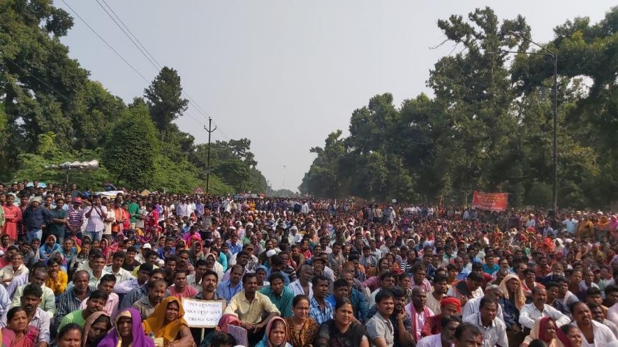 Slum Dwellers Hold Massive March