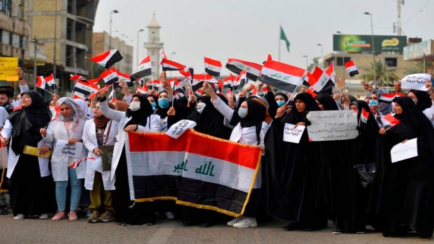 Anti-government protests in Iraq.