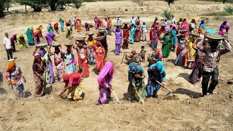 Pending MGNREGA Wages Touch Rs 745 