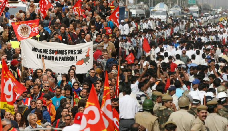 Indian and French Unions