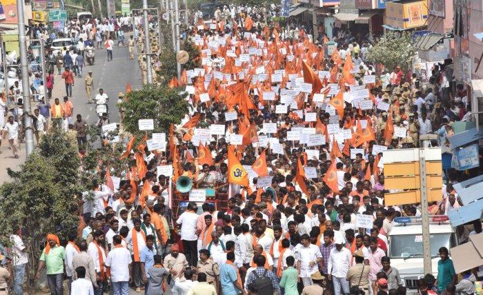 Protest Against Installation of Jesus