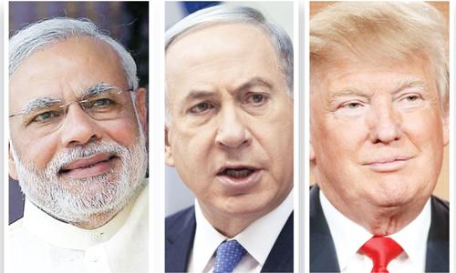 Modi, Netanyahu and Trump