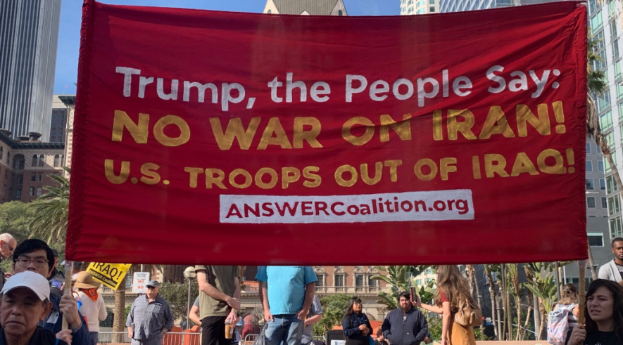 Anti-War Groups March Agains