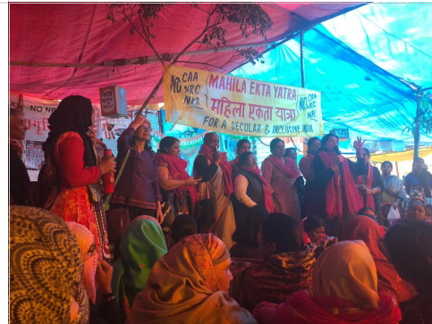 Solidarity and sisterhood: Mahila Ekta March Visits All 24/7 Protest Sites in Delhi
