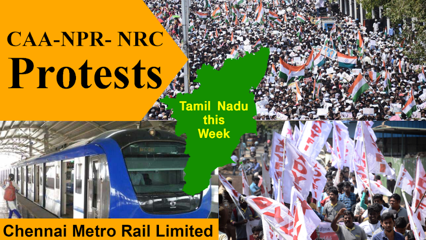 TN this Week: Massive Rally Opposing CAA, Metro Workers and Rubber Plantation Workers Protest for Rights
