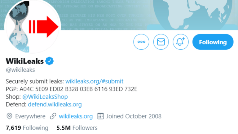 Ahead of Assange’s extradition hearing, Wikileaks’ Twitter account gets locked for several hours