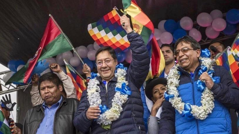 MAS candidates leading in opinion polls in Bolivia general elections.