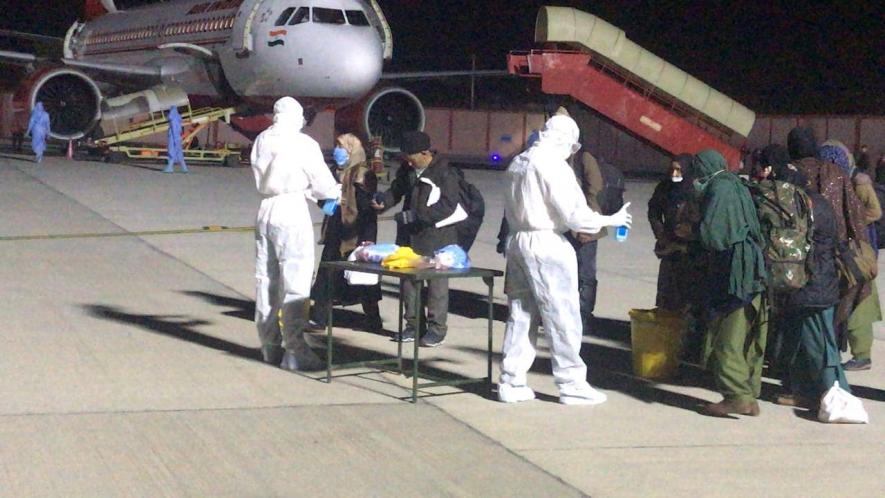 Indian Army Wellness facility in Jodhpur receiving 277 Indian citizens from Iran. 