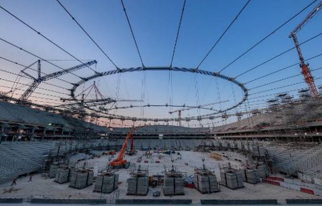 Three staff members who work for an SC Contractor on the Al-Thumama Stadium (in picture) project have tested positive for COVID-19