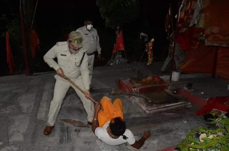 Police Action on Temple Priest Flouting