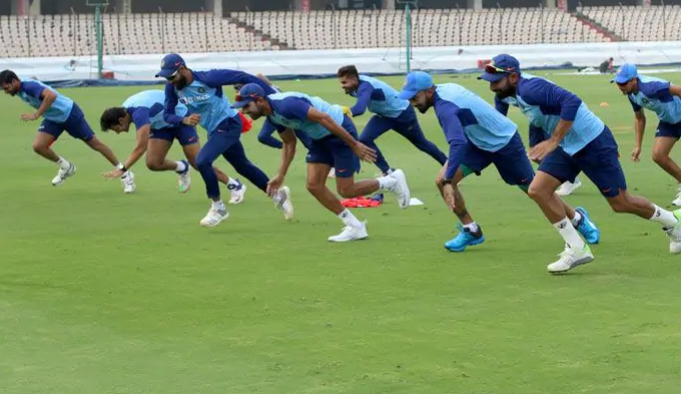 Indian cricket team players training post Covid-19 lockdown