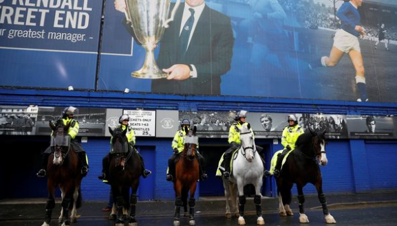 Merseyside police on staging Liverpool vs Everton Premier League derby at Anfield or Goodison Park.