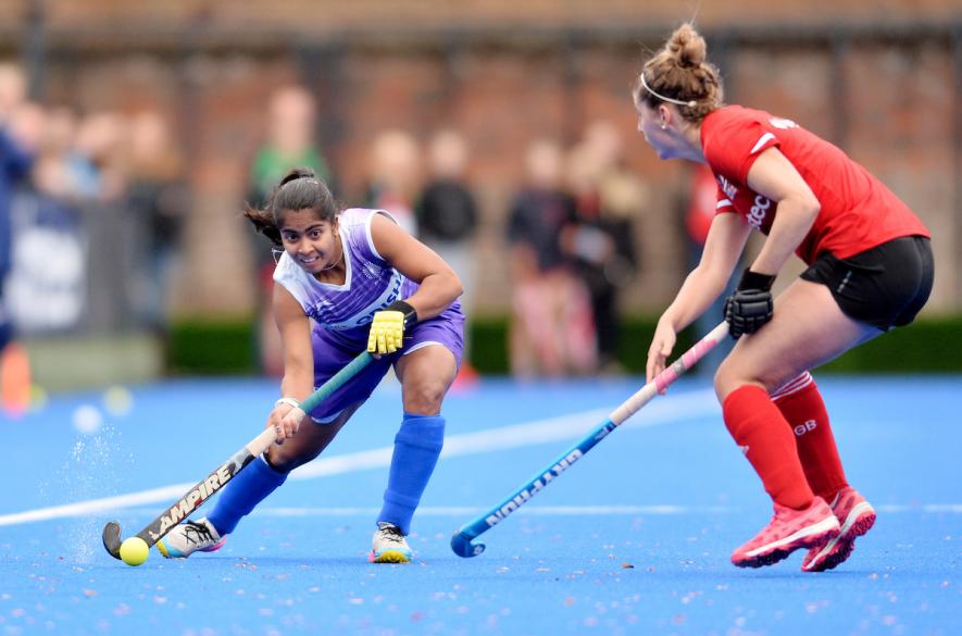 Indian women's hockey team player Neha Goyal