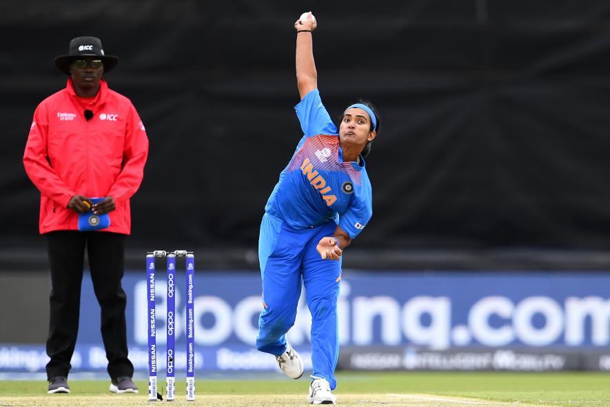 Pandey was one of the mainstays of India’s bowling attack at the ICC Women’s World T20 earlier this year, bagging seven wickets from five games at the tournament. (Picture courtesy: BCCI Women/Twitter)
