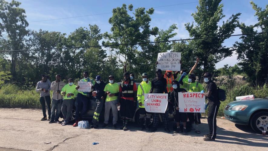 Sanitation Workers in New Orleans on Strike