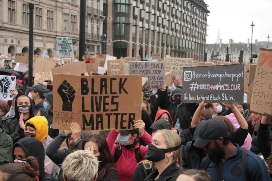 Black Lives Matter Protest in London on June 6th, 2020