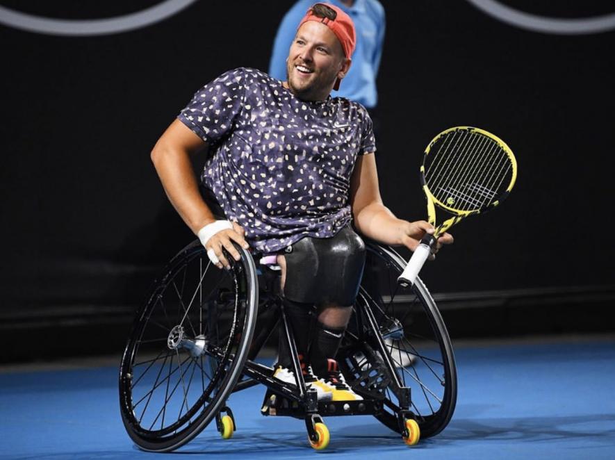 Australian Open champion Dylan Alcott was at the forefront of criticising the USTA for their failure to provide wheelchair athletes an opportunity to play at the tournament, and not addressing the sport at all. (Picture courtesy: Dylan Alcott/Twitter)