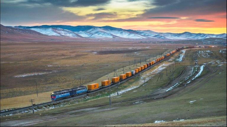 China’s ‘New Silk Road’ freight train to Europe. (File photo)