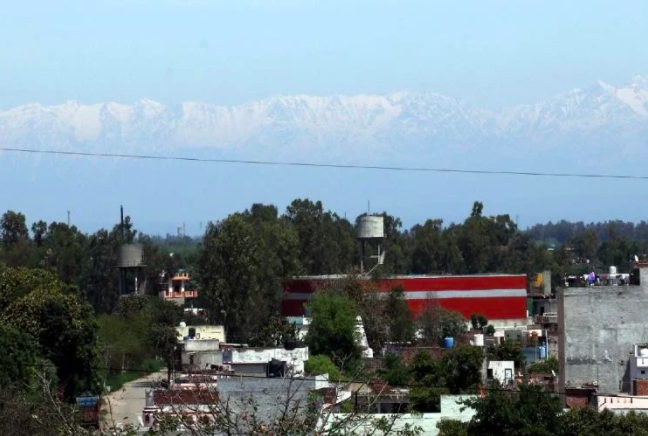 Mountain Ranges visible from Jalandhar