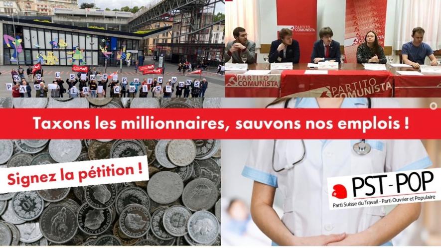 Swiss Left Groups demand tax on millionaires due to covid-19 crisis