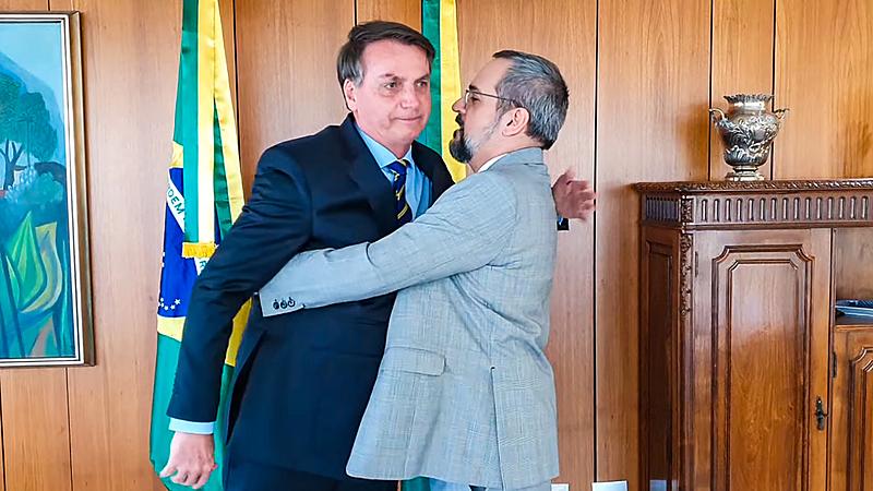 Jair Bolsonaro and Abraham Weintraub