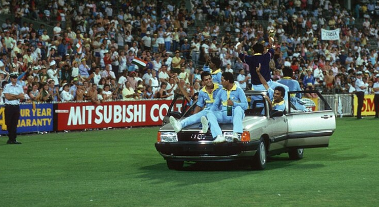 The most famous car in Indian cricket -- the Audi 100 won by Ravi Shastri in 1985