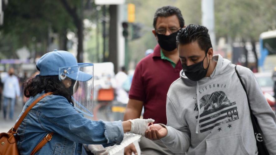 City officials have been deployed across Mexico City to assist in sanitation efforts. Photo: City of Mexico