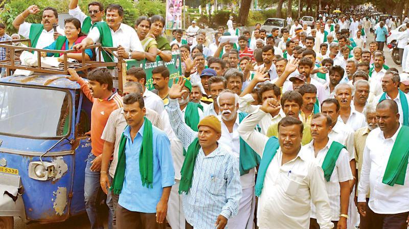 Karnataka Farmers Protest