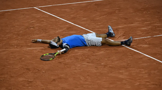 Lorenzo Giustino of Italy at the French Open