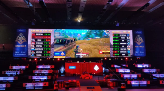 Setting of the PUBGM India Club Open in New Delhi last year