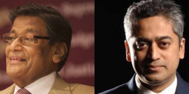 (LtoR)- Attorney General K K Venugopal and Senior Journalist Rajdeep Sardesai